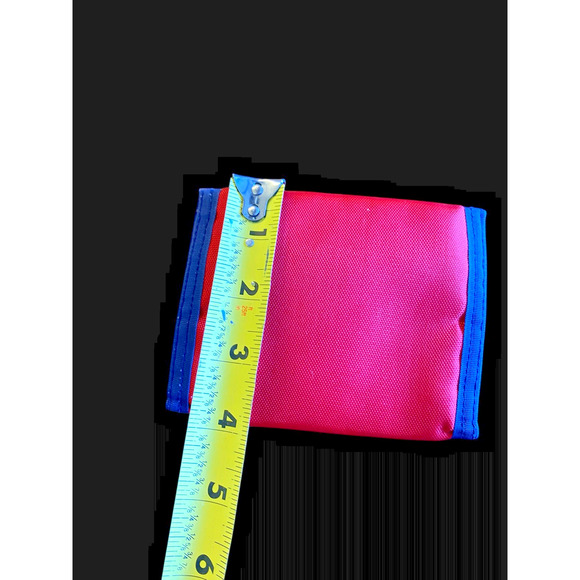 Vintage Levis Wallet 80s 90s Red Blue Nylon Mens Skater Grunge Streetwear 3.5x5" - Picture 7 of 7